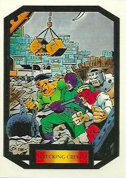 1987 Comic Images Marvel Universe II Colossal Conflicts #87 Wrecking Crew Front