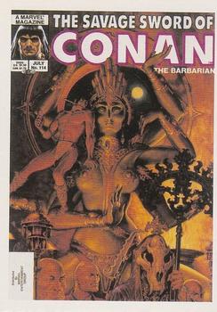 1988 Comic Images Savage Sword of Conan the Barbarian #NNO Issue #114 Front