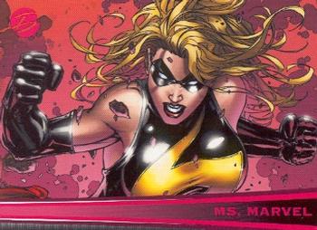 2011 Rittenhouse Marvel: Dangerous Divas #9 Ms. Marvel Front