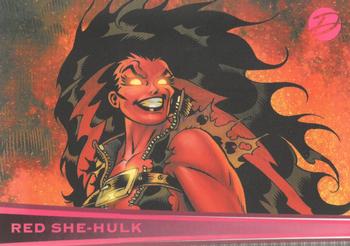 2011 Rittenhouse Marvel: Dangerous Divas #19 Red She-Hulk Front