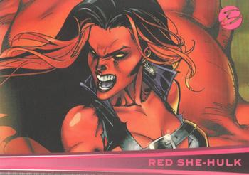 2011 Rittenhouse Marvel: Dangerous Divas #21 Red She-Hulk Front