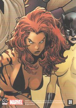 2011 Rittenhouse Marvel: Dangerous Divas #31 Elektra Back