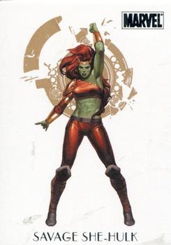 2011 Rittenhouse Marvel: Dangerous Divas - Women of Marvel #W7 Savage She-Hulk Front