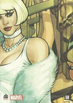 2011 Rittenhouse Marvel: Dangerous Divas - Foil #59 Invisible Woman Back