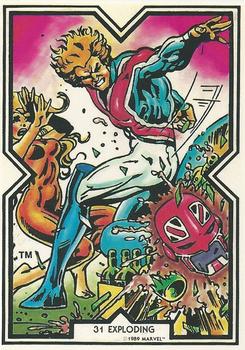 1989 Comic Images Excalibur #31 Exploding Front