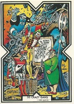 1989 Comic Images Excalibur #33 Crazy Gang Front