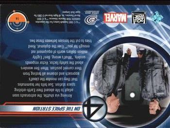 2005 Upper Deck Fantastic Four #14 On the Space Station Back