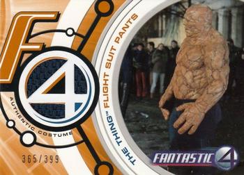 2005 Upper Deck Fantastic Four - Costume Cards #FF7 The Thing Front