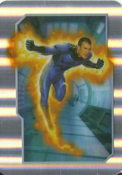 2005 Cards Inc. Fantastic Four Movie Celz - Holo-Celz #03 Human Torch Front