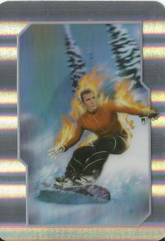 2005 Cards Inc. Fantastic Four Movie Celz - Holo-Celz #11 Human Torch Front