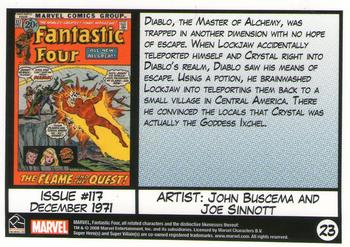 2008 Rittenhouse Fantastic Four Archives #23 Issue #117 - December 1971 Back