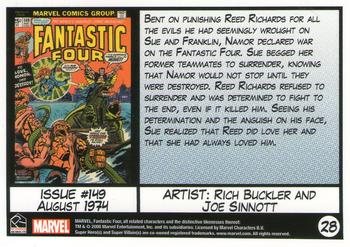 2008 Rittenhouse Fantastic Four Archives #28 Issue #149 - August 1974 Back