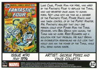 2008 Rittenhouse Fantastic Four Archives #32 Issue #170 - May 1976 Back