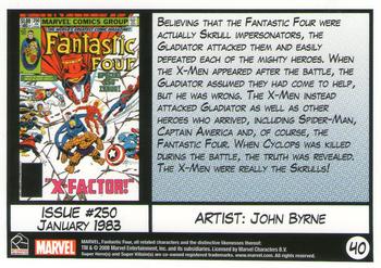 2008 Rittenhouse Fantastic Four Archives #40 Issue #250 - January 1983 Back