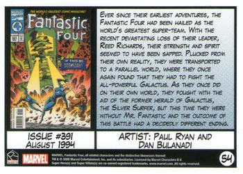 2008 Rittenhouse Fantastic Four Archives #54 Issue #391 - August 1994 Back
