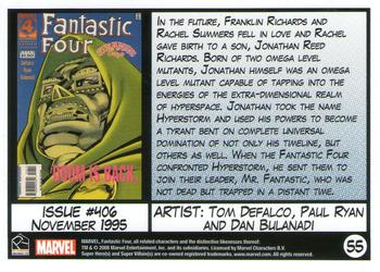 2008 Rittenhouse Fantastic Four Archives #55 Issue #406 - November 1995 Back