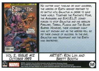 2008 Rittenhouse Fantastic Four Archives #58 Vol 2, Issue #12 - October 1997 Back