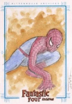 2008 Rittenhouse Fantastic Four Archives - SketchaFEX Color #NNO Justin Chung Front