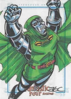 2008 Rittenhouse Fantastic Four Archives - SketchaFEX Color #NNO Adam Cleveland Front