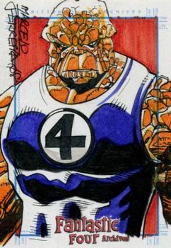 2008 Rittenhouse Fantastic Four Archives - SketchaFEX Color #NNO Marcelo Ferreira Front