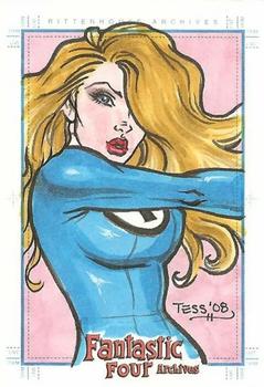 2008 Rittenhouse Fantastic Four Archives - SketchaFEX Color #NNO Tess Fowler Front