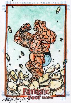 2008 Rittenhouse Fantastic Four Archives - SketchaFEX Color #NNO Alexandre Magno Front