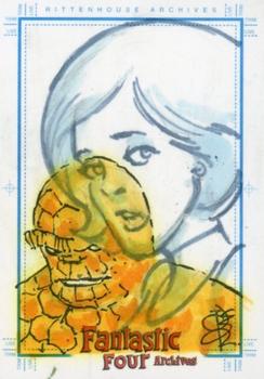 2008 Rittenhouse Fantastic Four Archives - SketchaFEX Color #NNO Tone Rodriguez Front