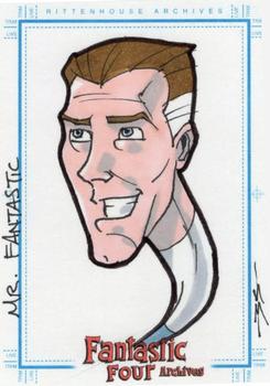 2008 Rittenhouse Fantastic Four Archives - SketchaFEX Color #NNO Blair Shedd Front