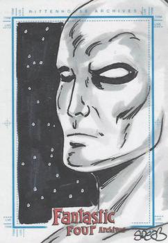2008 Rittenhouse Fantastic Four Archives - SketchaFEX Black & White #NNO Mark Spears Front