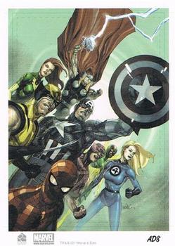 2011 Rittenhouse Marvel Universe - Artist Draft #AD8 Secret Invasion #1 Back