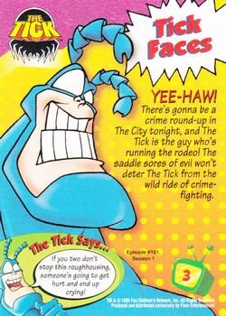 1995 Fleer Fox Kids Network #3 Yee-Haw! Back