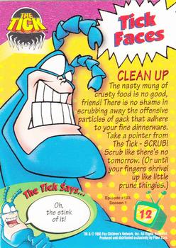 1995 Fleer Fox Kids Network #12 Clean Up Back
