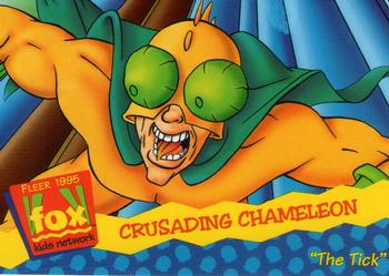 1995 Fleer Fox Kids Network #27 Crusading Chameleon Front