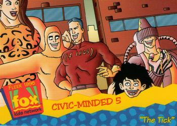 1995 Fleer Fox Kids Network #32 Civic-Minded 5 Front