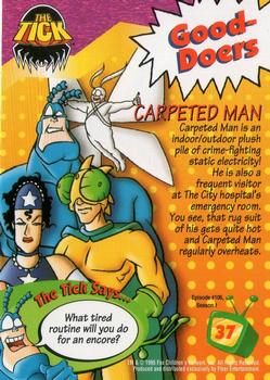 1995 Fleer Fox Kids Network #37 Carpeted Man Back
