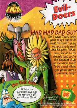 1995 Fleer Fox Kids Network #48 Mad Mad Bad Guy Back