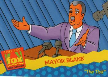 1995 Fleer Fox Kids Network #53 Mayor Blank Front
