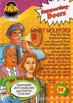 1995 Fleer Fox Kids Network #58 Mindy Moleford Back