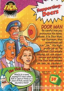 1995 Fleer Fox Kids Network #59 Door Man Back