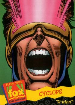 1995 Fleer Fox Kids Network #93 Cyclops Front