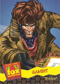 1995 Fleer Fox Kids Network #95 Gambit Front