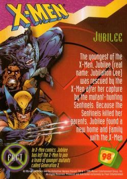 1995 Fleer Fox Kids Network #98 Jubilee Back