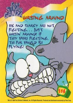 1995 Fleer Fox Kids Network #116 Horsing Around Back