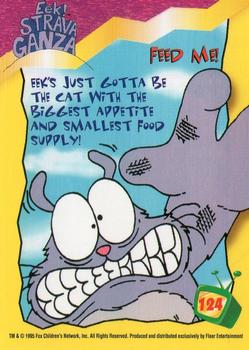 1995 Fleer Fox Kids Network #124 Feed Me! Back