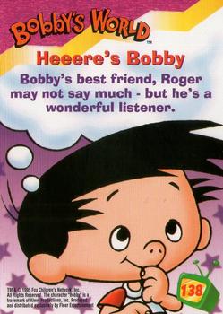 1995 Fleer Fox Kids Network #138 Heeere's Bobby Back