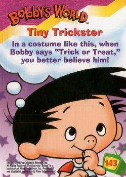 1995 Fleer Fox Kids Network #143 Tiny Trickster Back