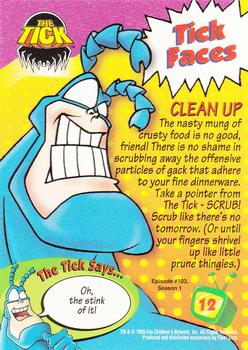 1995 Ultra Fox Kids Network #12 Clean Up Back