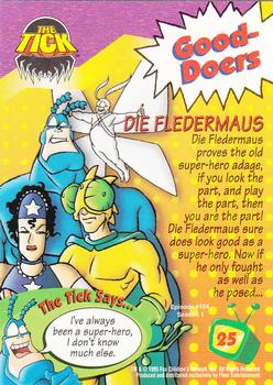 1995 Ultra Fox Kids Network #25 Die Fledermaus Back