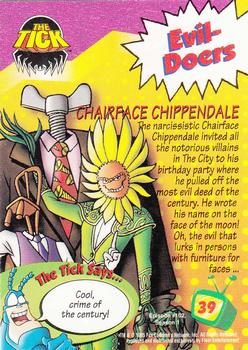 1995 Ultra Fox Kids Network #39 Chairface Chippendale Back