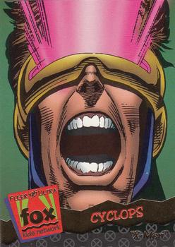 1995 Ultra Fox Kids Network #93 Cyclops Front